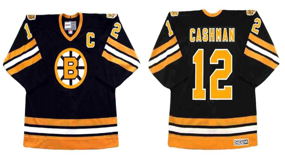 2019 Men Boston Bruins #12 Cashman Black CCM NHL jerseys2